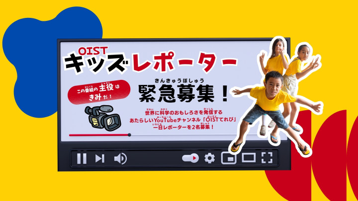 OISTキッズレポーター募集 バナー