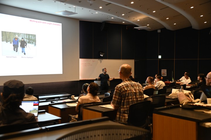 The keynote address at the OIST-RIKEN Symposium