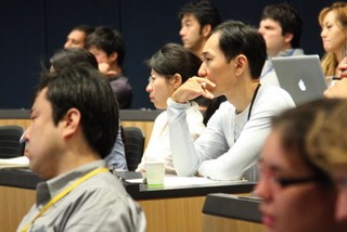 attending a lecture