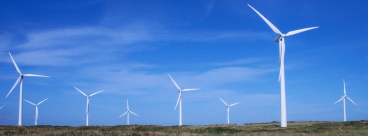 Wind turbines in Ireland