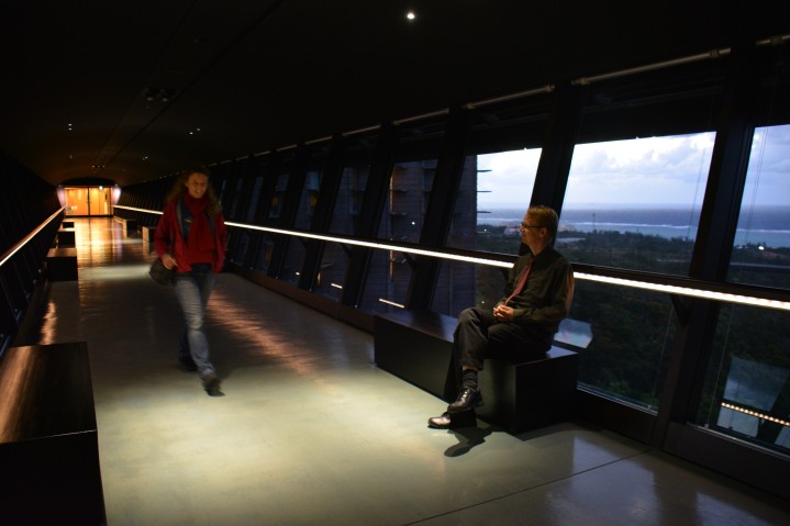 Skywalk Benches at Sunset