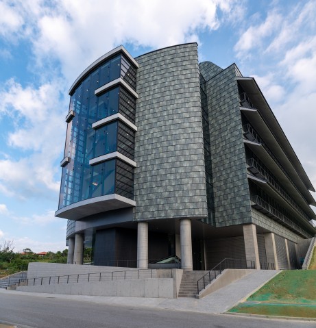 The new Lab 5 building on OIST campus
