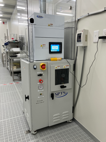 cleanroom system for controlled etching with control panel on front side. Fully contained.