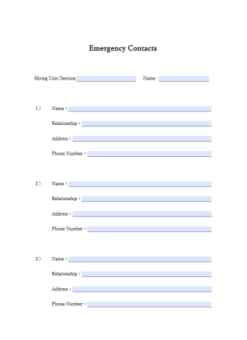EmergencyContacts