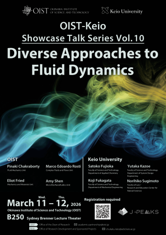 Poster image of OIST-Keio Showcase Talk Series Vol. 10