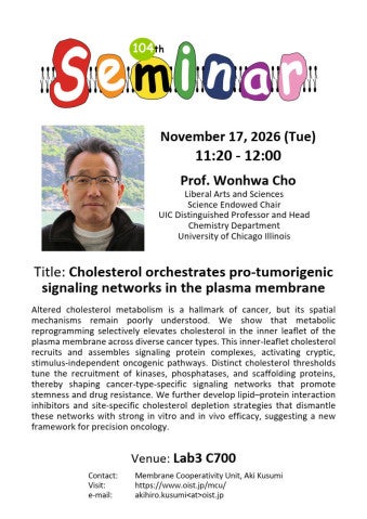 Cholesterol orchestrates pro-tumorigenic signaling networks in the plasma membrane