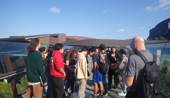 Okinawa Christian School International students visited OIST