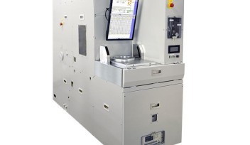 cleanroom hardware, machine with wafer positioner and control workstation