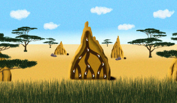 New method to create tree of life proven in termites. The image depicts the tunnels within a termite mound branching like a phylogenetic tree.