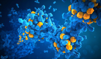 Illustration of a polymerization reaction
