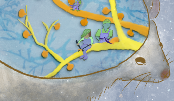 An illustration of the inner workings of a mouse brain