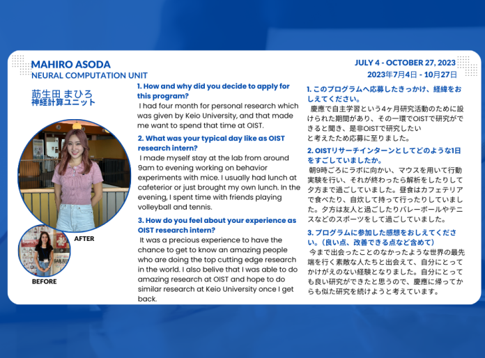 Keio RI Testimonial by Mahiro Asoda