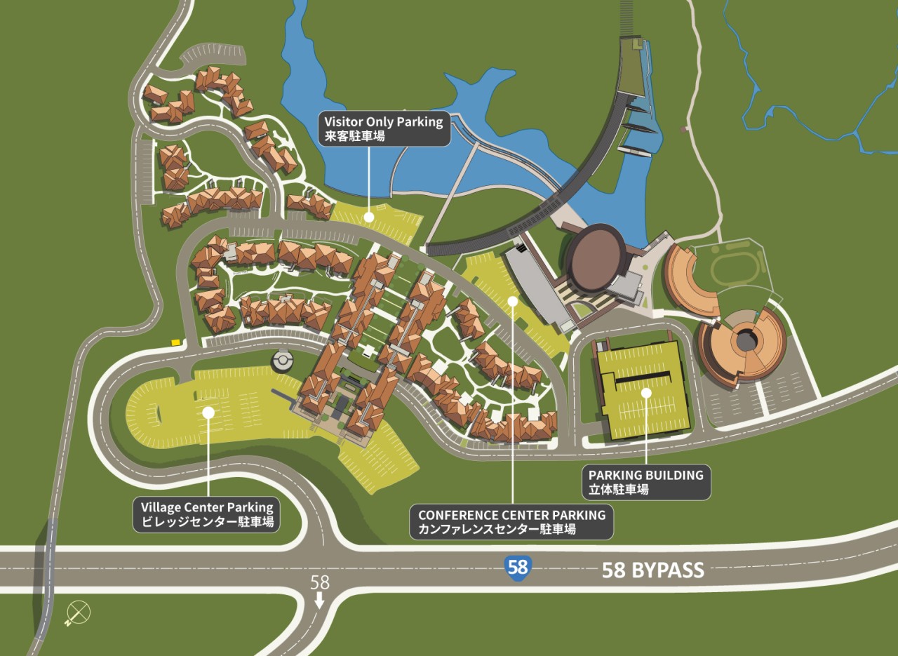 OIST main campus parking map
