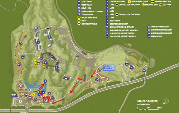 OIST Main Campus Map