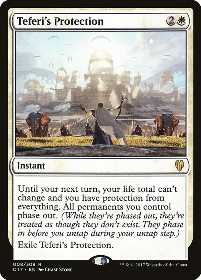 Picture showing the Magic card: Teferi's Protection