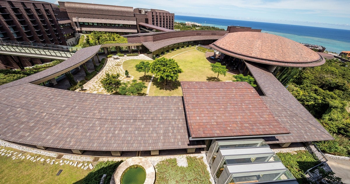 Center court from lab 1 | Okinawa Institute of Science and Technology OIST