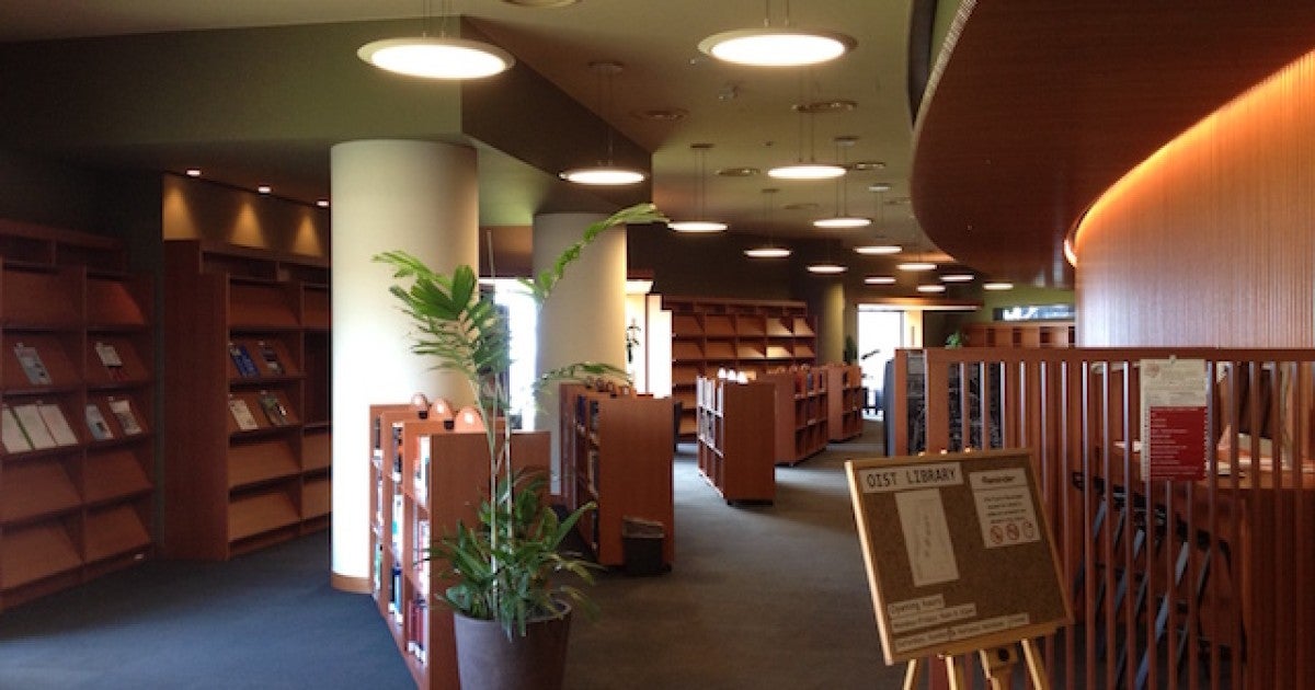 Library interior | Okinawa Institute of Science and Technology OIST