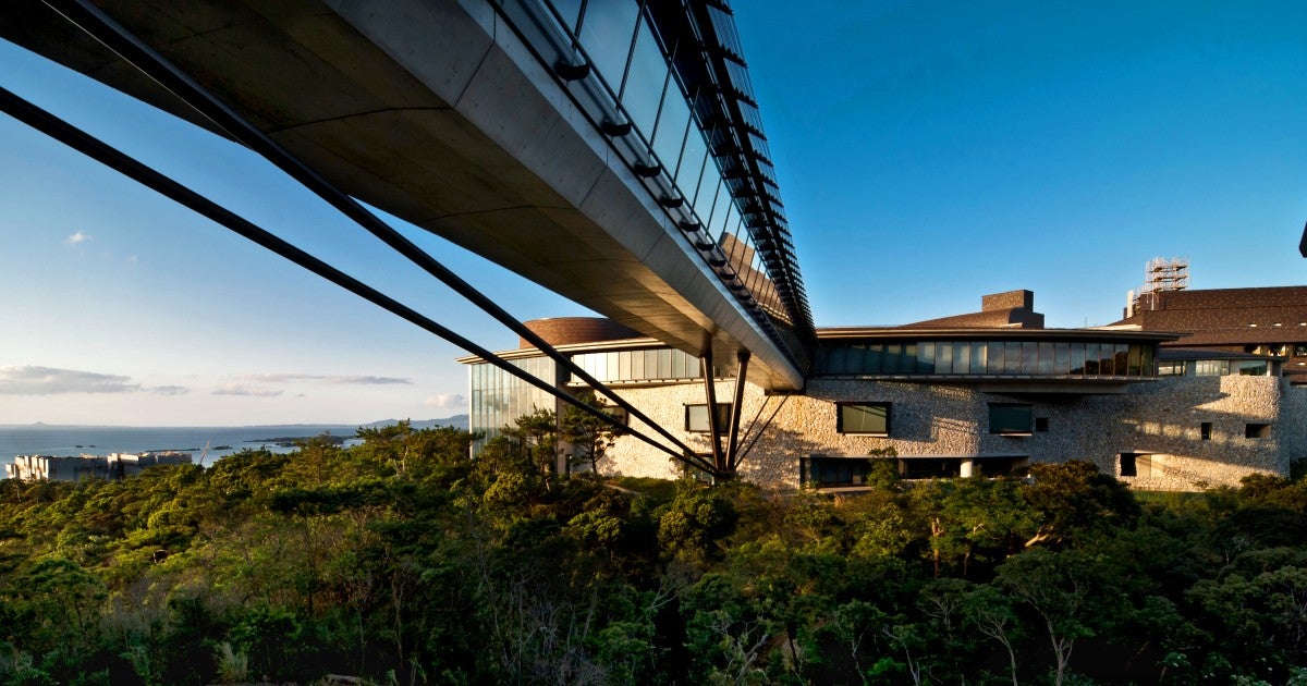 The Okinawa Institute of Science and Technology Center Building and Sky ...